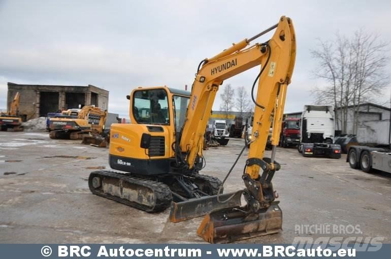 Hyundai R60CR-9A Vikšriniai ekskavatoriai