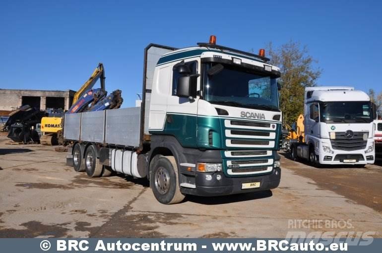 Scania R 480 Automobiliniai kranai
