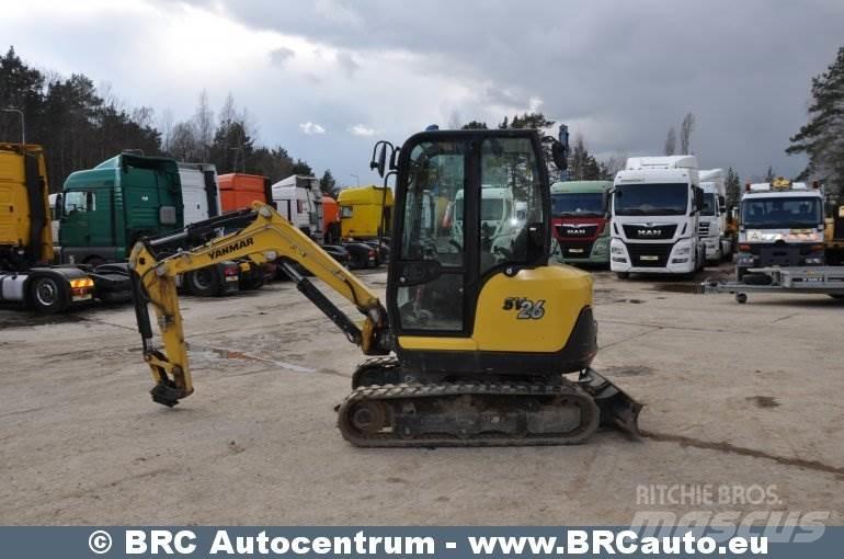 Yanmar SV26 Mini ekskavatoriai < 7 t