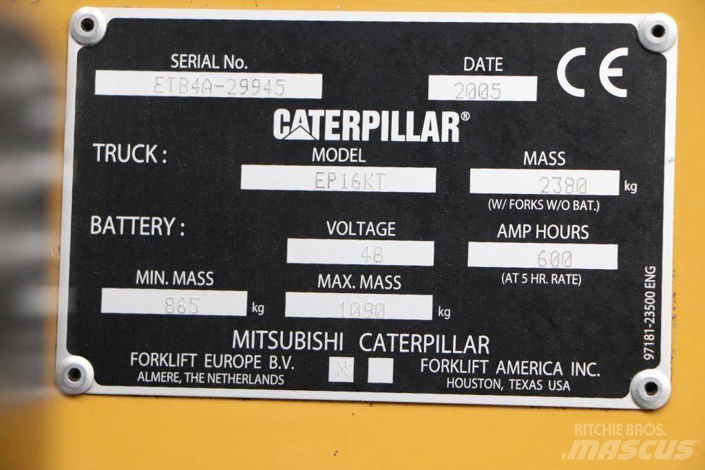 CAT EP16KT Elektriniai šakiniai krautuvai