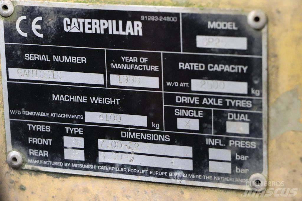 CAT GP25 LPG (dujiniai) krautuvai