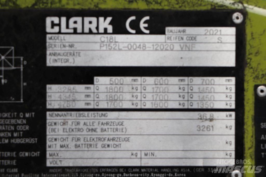 Clark C18L LPG (dujiniai) krautuvai