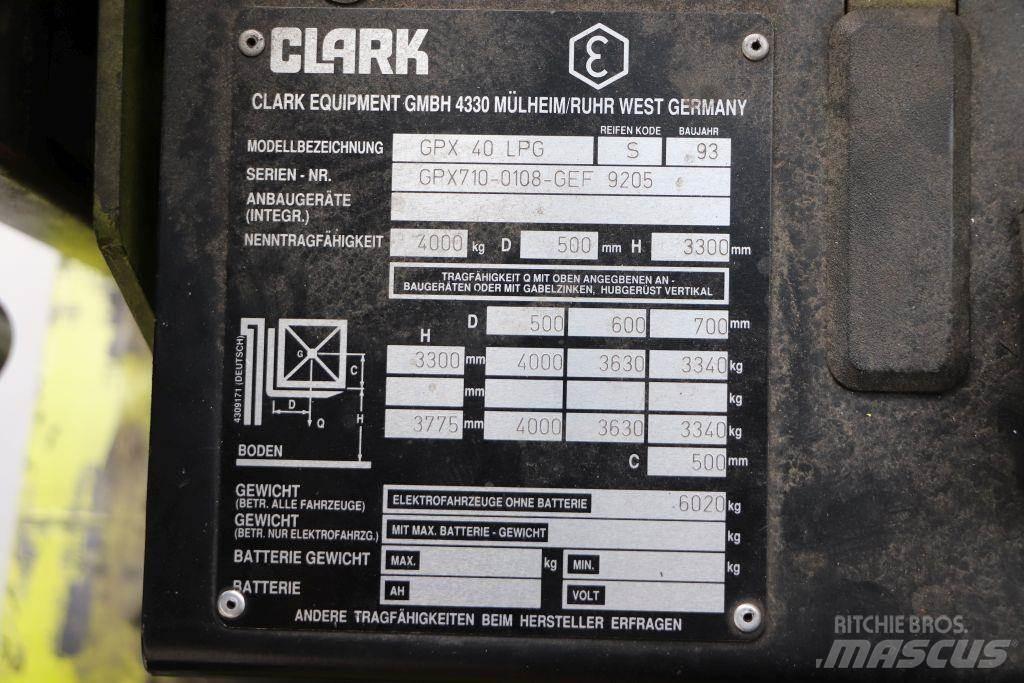 Clark GPX 40 LPG (dujiniai) krautuvai