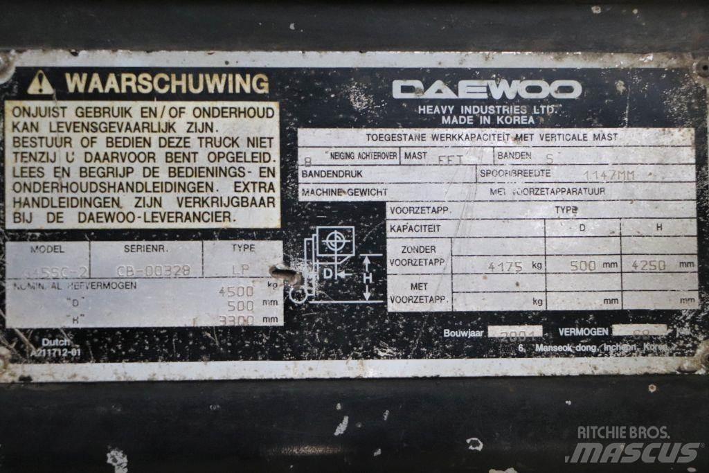 Daewoo G45SC-2 LPG (dujiniai) krautuvai