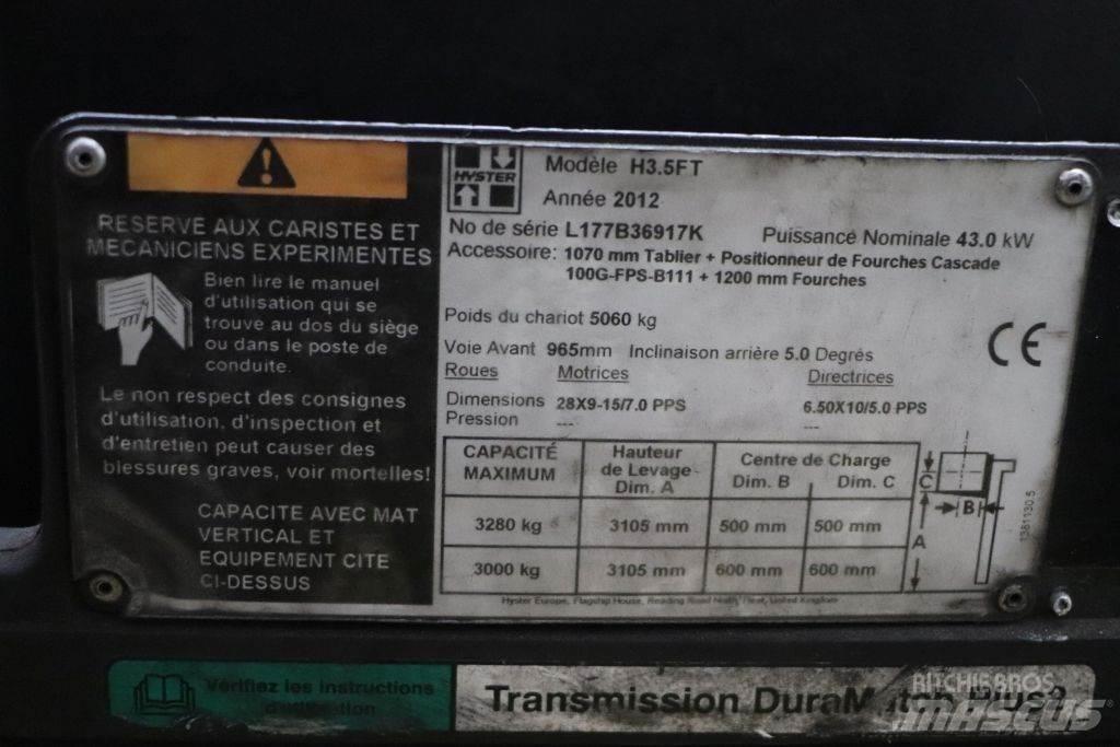 Hyster H3.5FT Dyzeliniai krautuvai