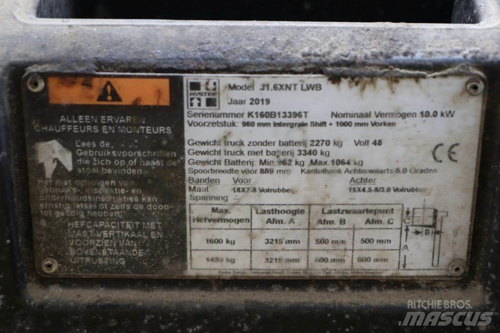 Hyster J1.6XNT Elektriniai šakiniai krautuvai