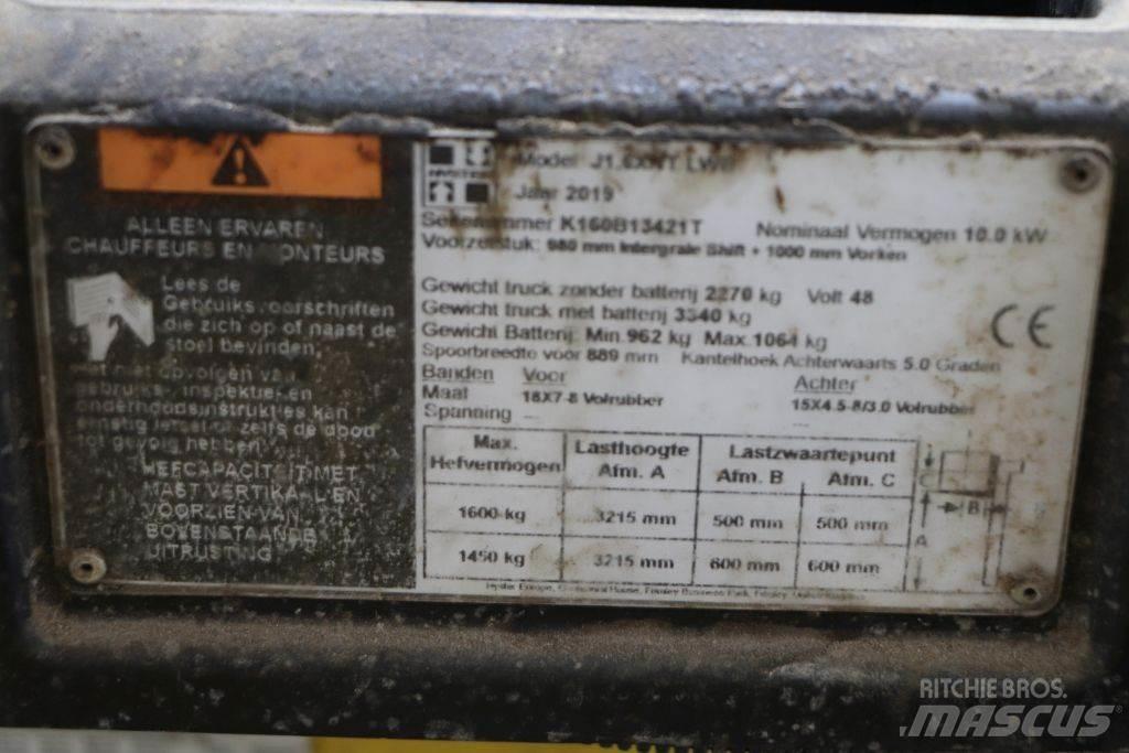 Hyster J1.6XNT Elektriniai šakiniai krautuvai