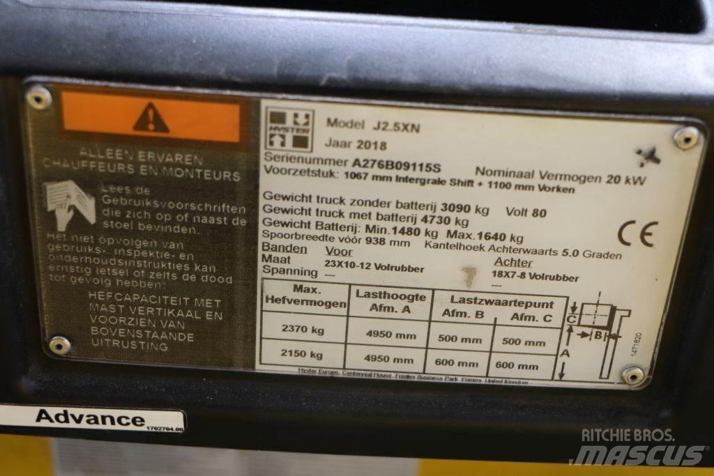 Hyster J2.5XN Elektriniai šakiniai krautuvai