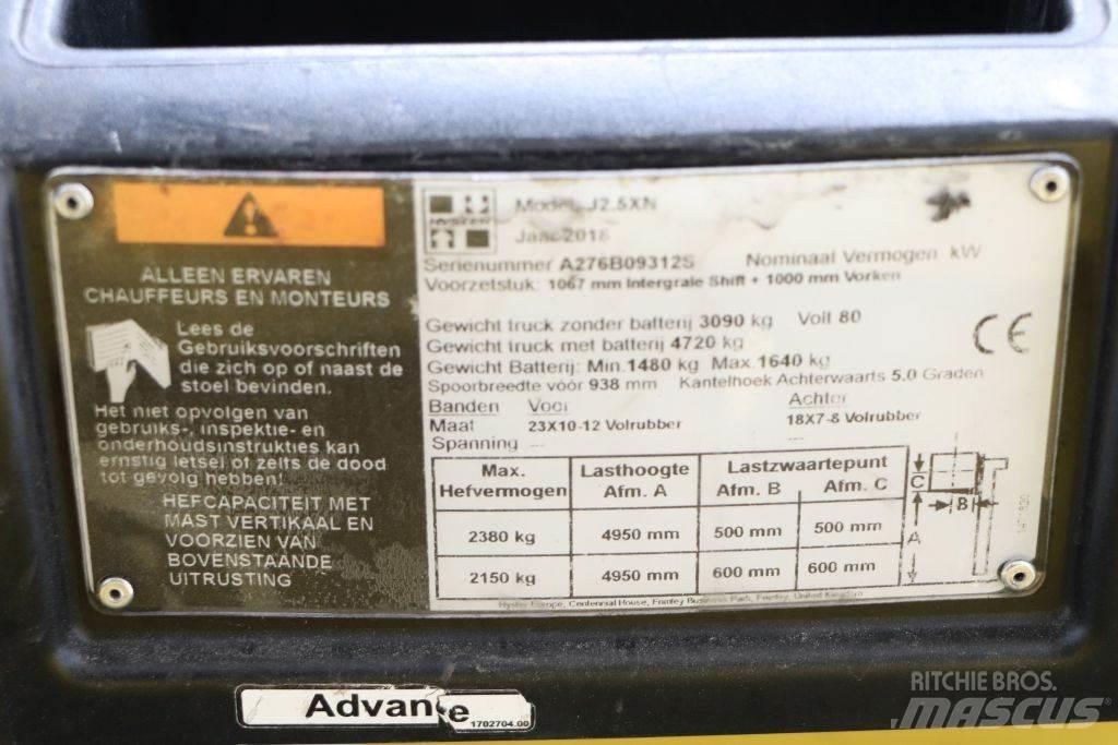 Hyster J2.5XN Elektriniai šakiniai krautuvai