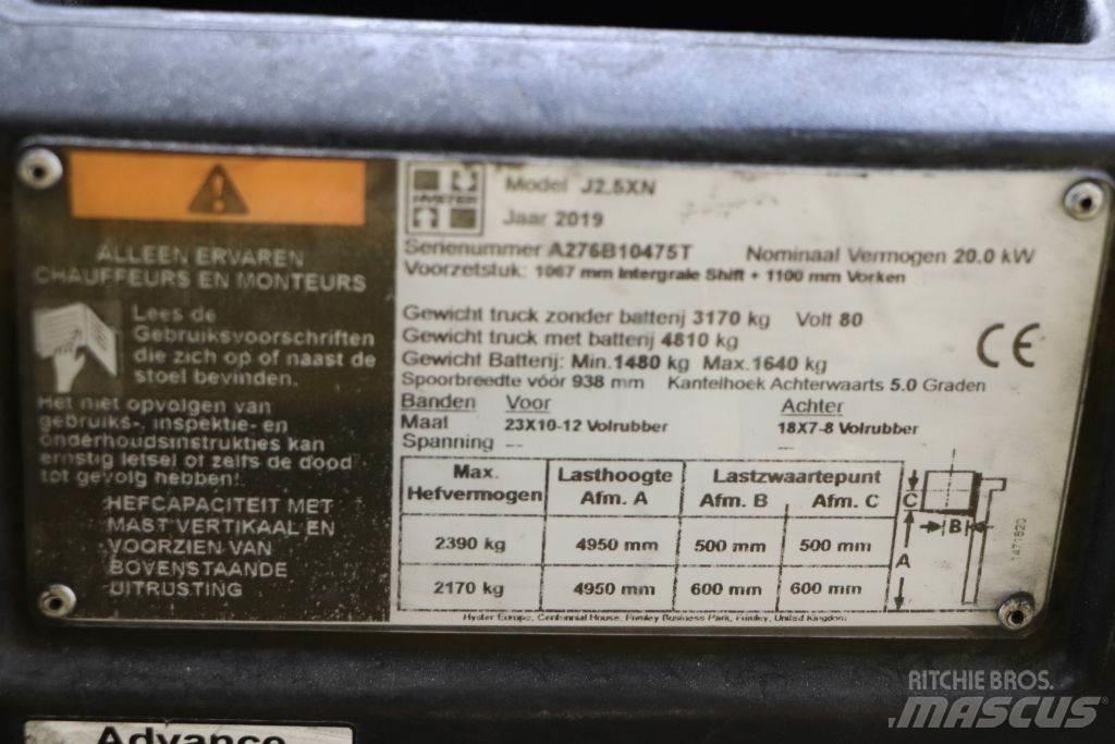 Hyster J2.5XN Elektriniai šakiniai krautuvai