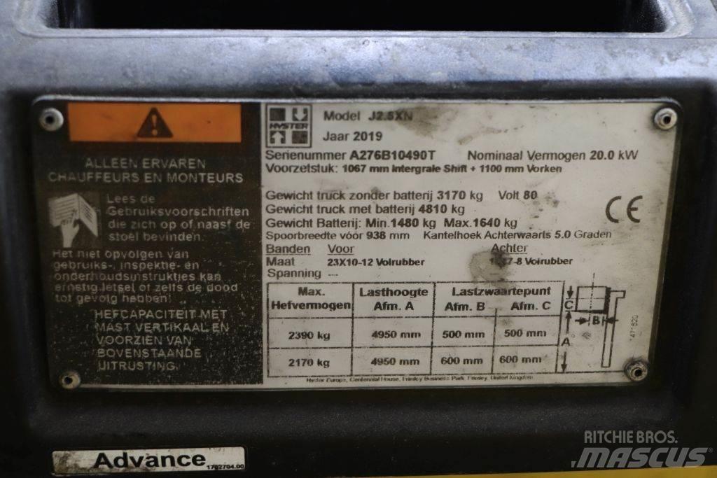 Hyster J2.5XN Elektriniai šakiniai krautuvai