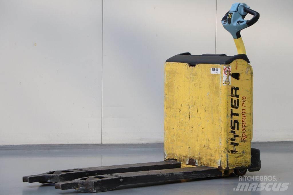 Hyster P1.8 Mažų aukščių keltuvai