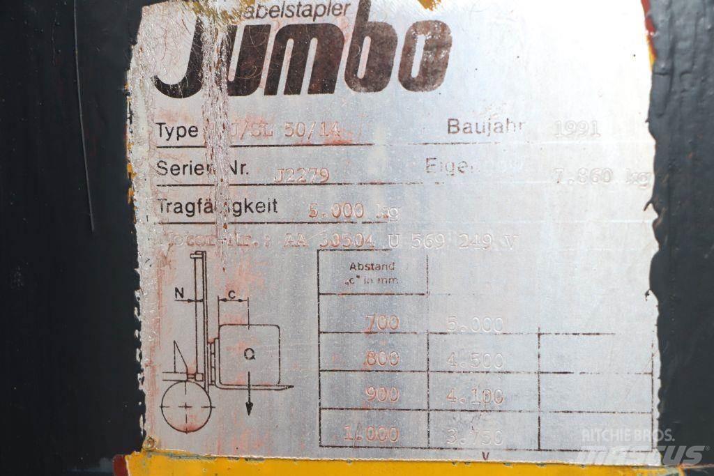 Jumbo J/SH/50/14/40 Krautuvai su pakrovimu iš šonų
