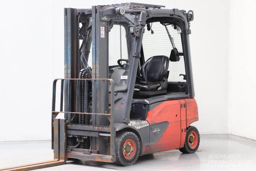 Linde E16P-02 Elektriniai šakiniai krautuvai