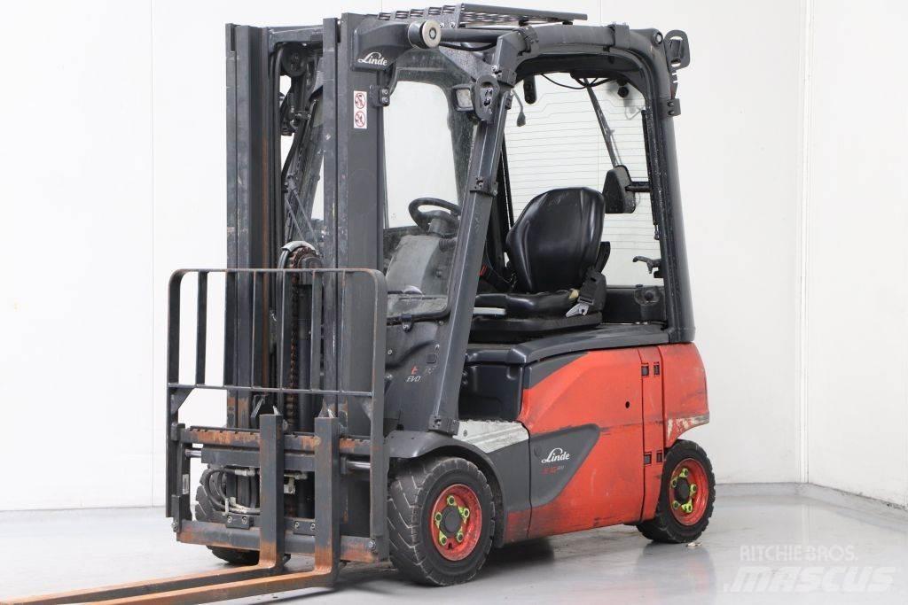 Linde E16P-02 Elektriniai šakiniai krautuvai