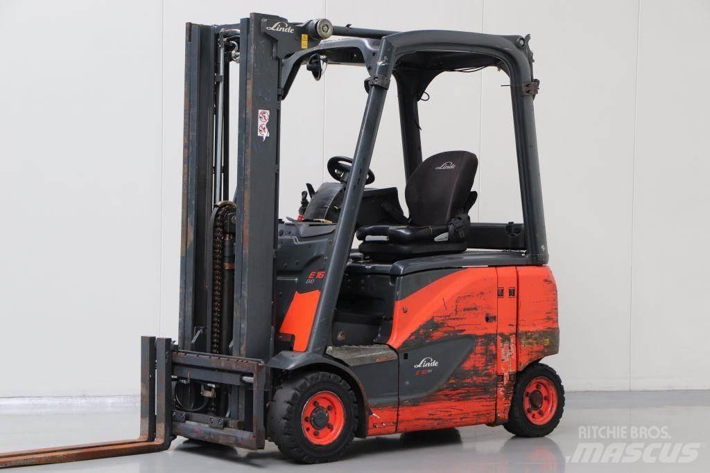 Linde E16PH-02 Elektriniai šakiniai krautuvai