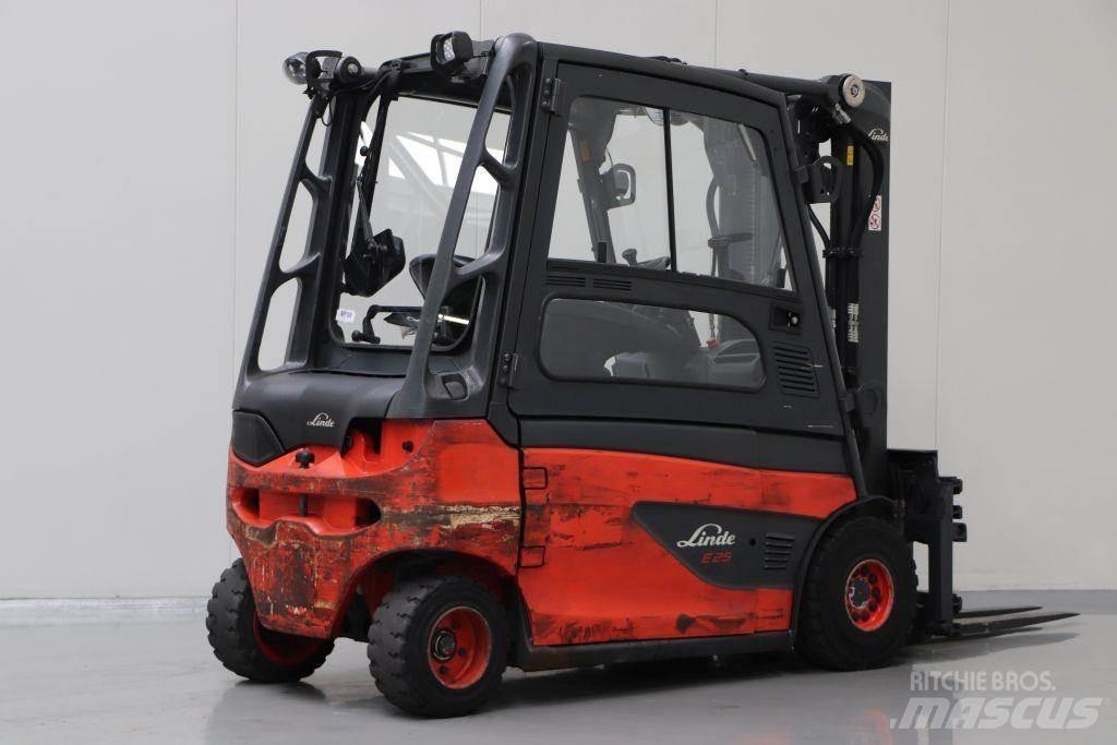 Linde E25L-01 Elektriniai šakiniai krautuvai