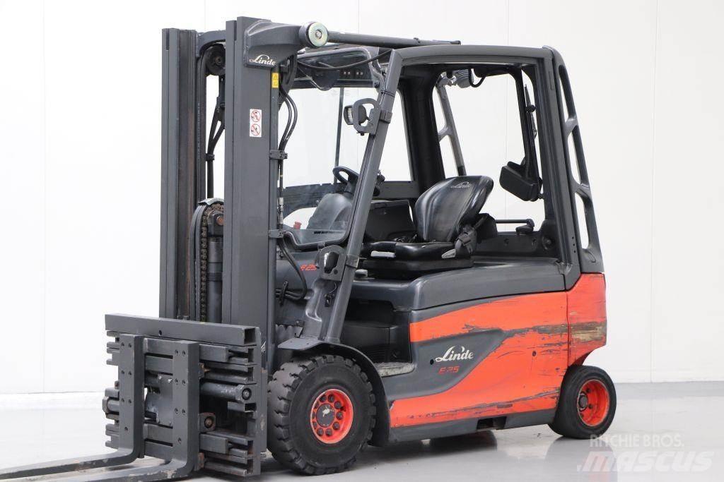Linde E25L-01 Elektriniai šakiniai krautuvai