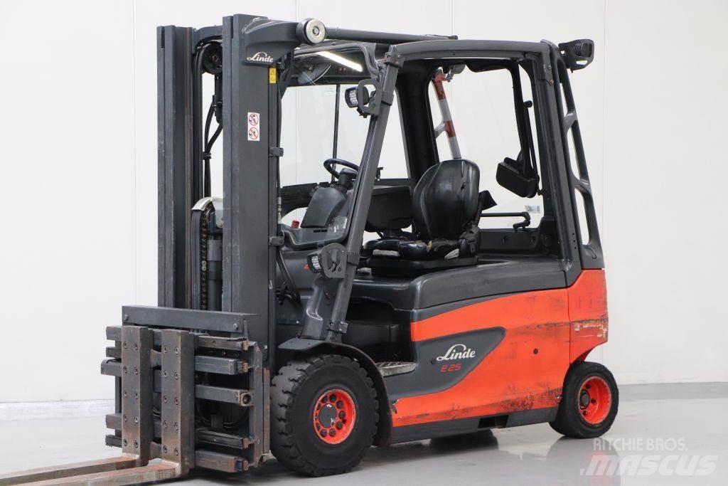 Linde E25L-01 Elektriniai šakiniai krautuvai