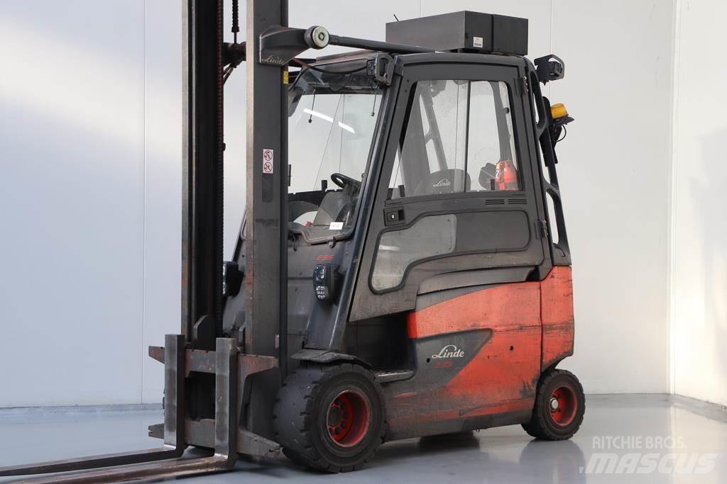 Linde E35HL-01 Elektriniai šakiniai krautuvai