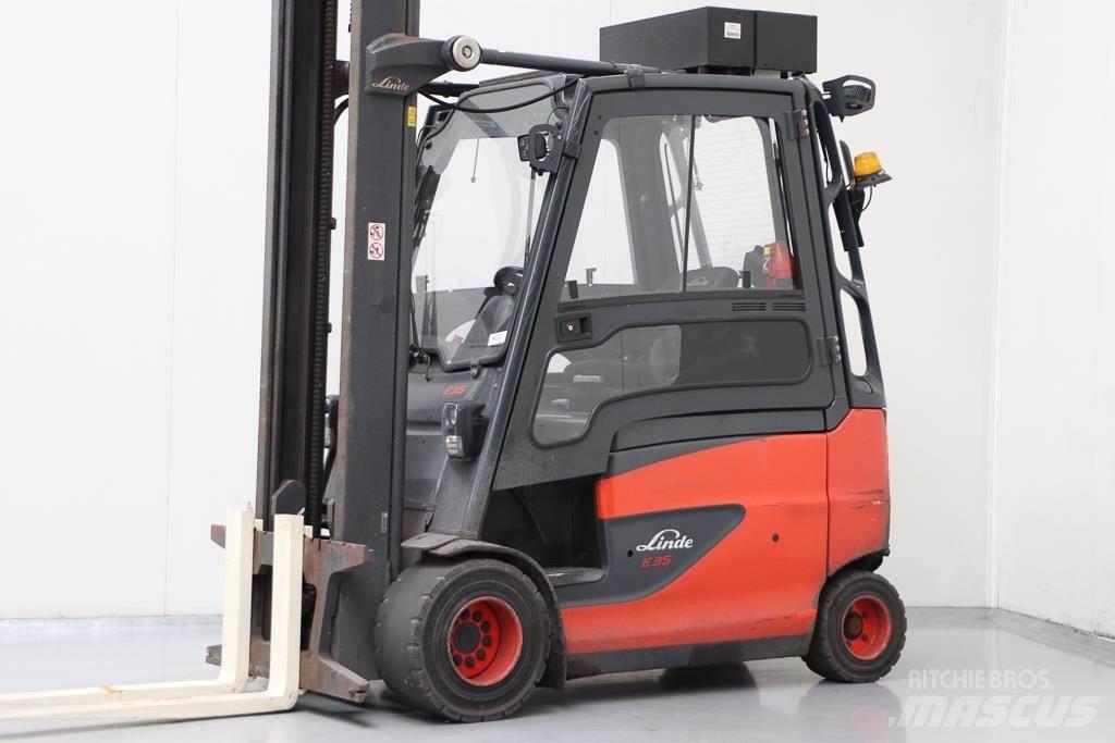 Linde E35HL-01 Elektriniai šakiniai krautuvai