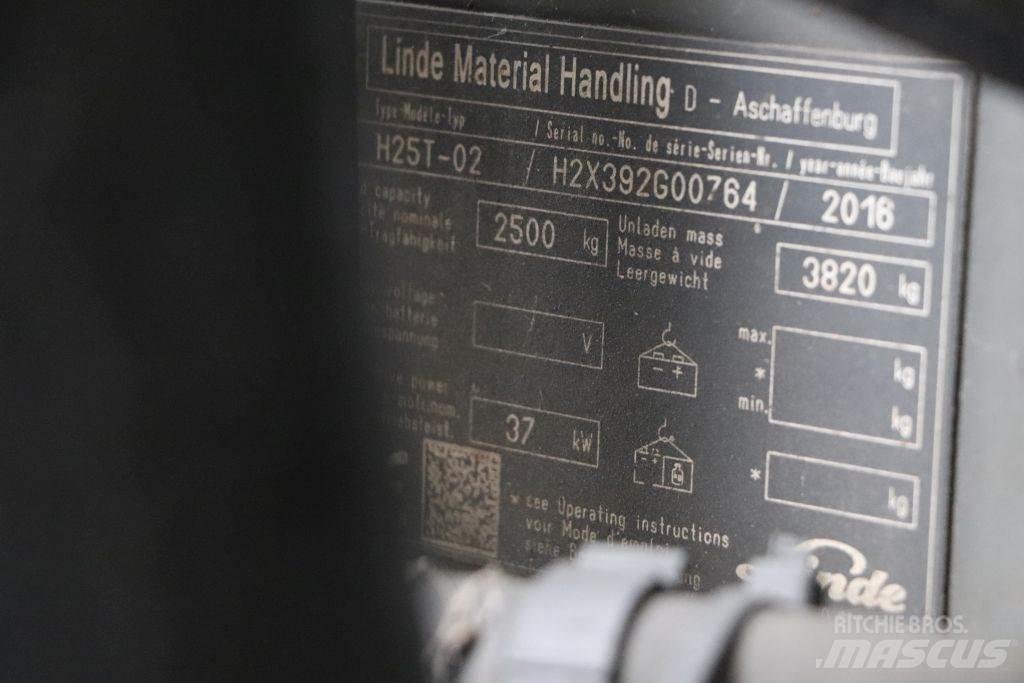 Linde H25T-02 LPG (dujiniai) krautuvai