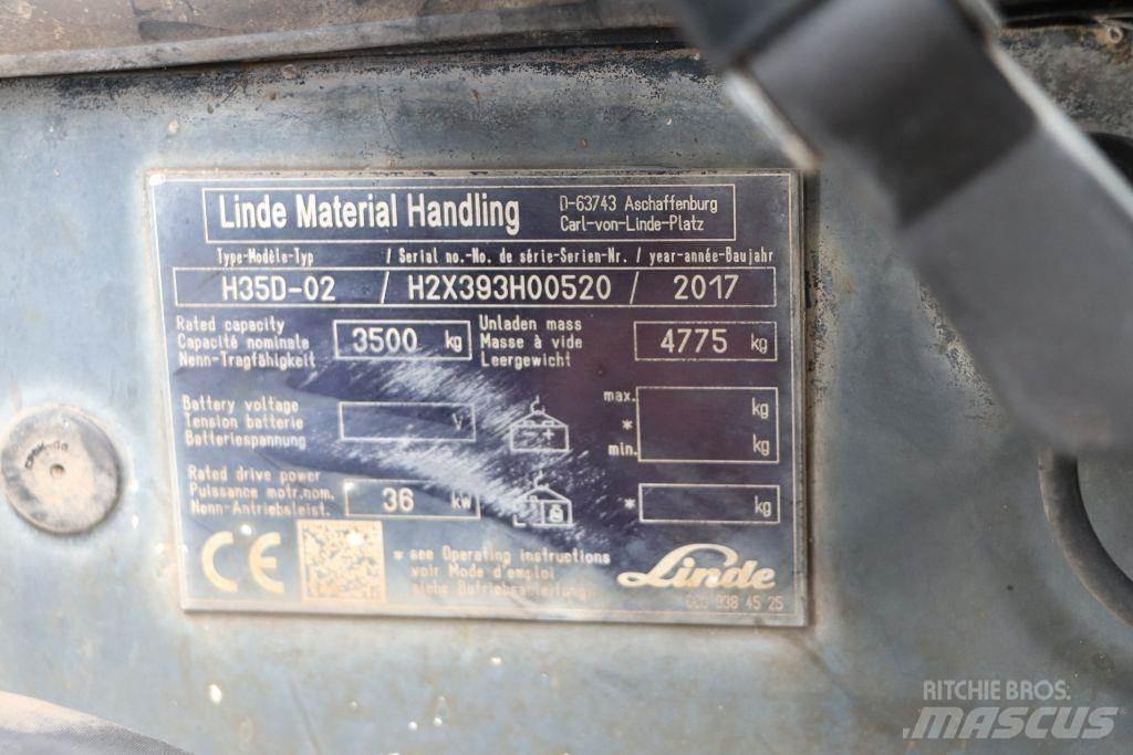 Linde H35D-02 Dyzeliniai krautuvai