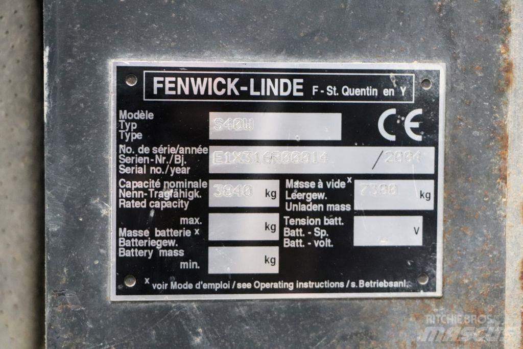 Linde S40W Krautuvai su pakrovimu iš šonų
