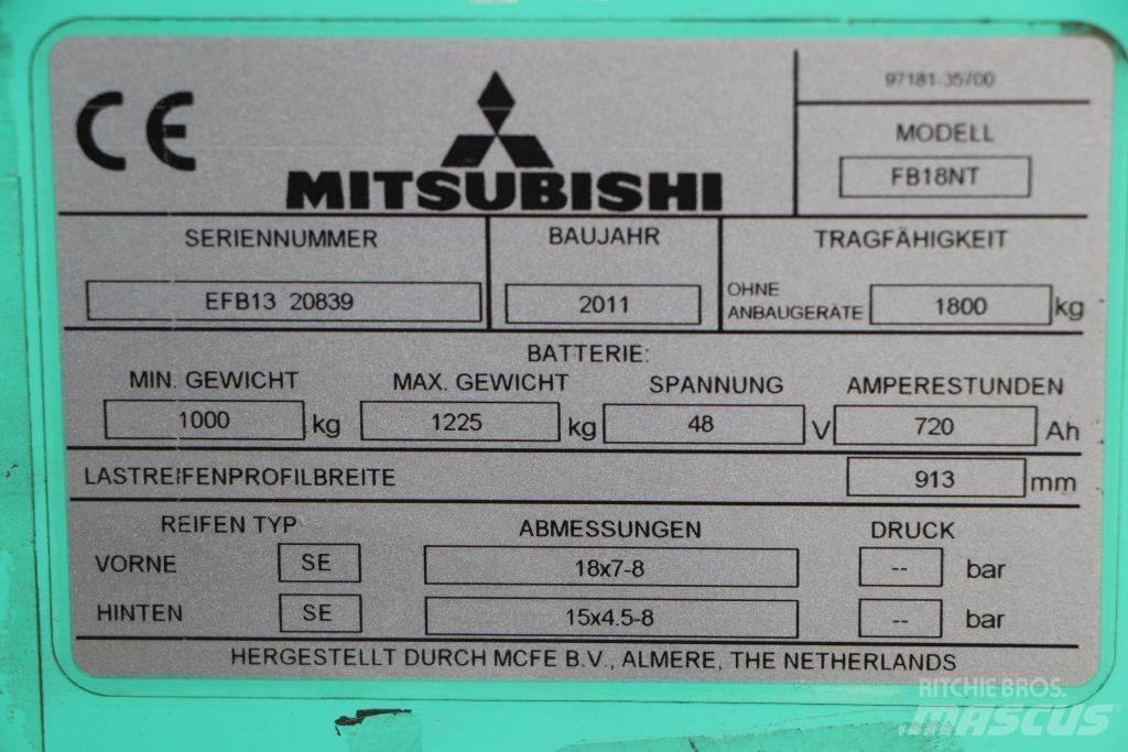 Mitsubishi FB18NT Elektriniai šakiniai krautuvai