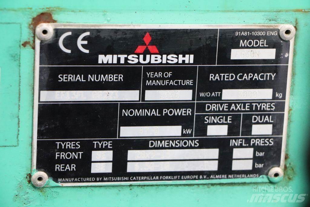 Mitsubishi FG30N LPG (dujiniai) krautuvai