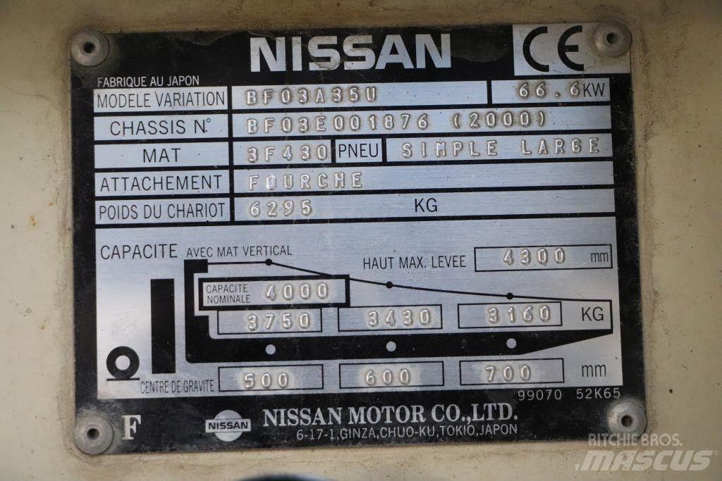 Nissan BF03A35U LPG (dujiniai) krautuvai