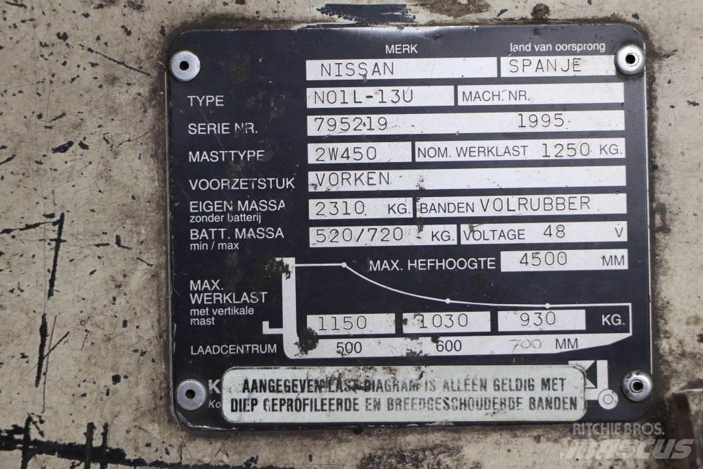 Nissan N01L-13U Elektriniai šakiniai krautuvai