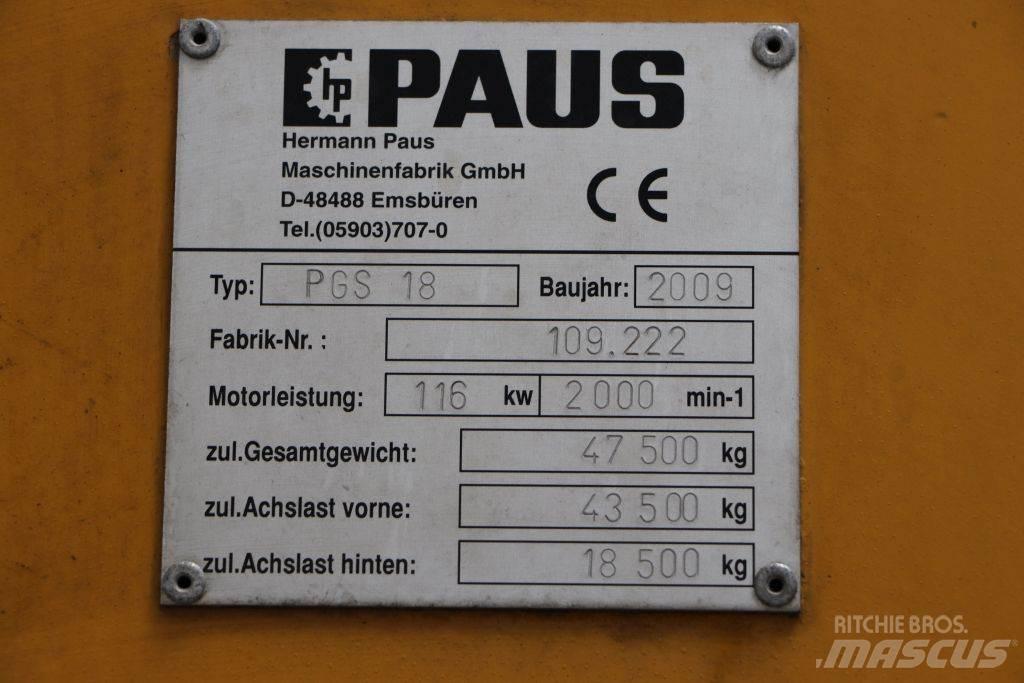 Paus PGS 18 Dyzeliniai krautuvai