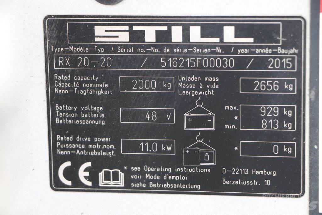 Still RX20-20 Elektriniai šakiniai krautuvai