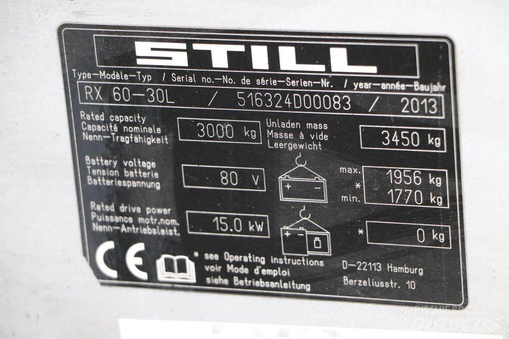 Still RX60-30L Elektriniai šakiniai krautuvai