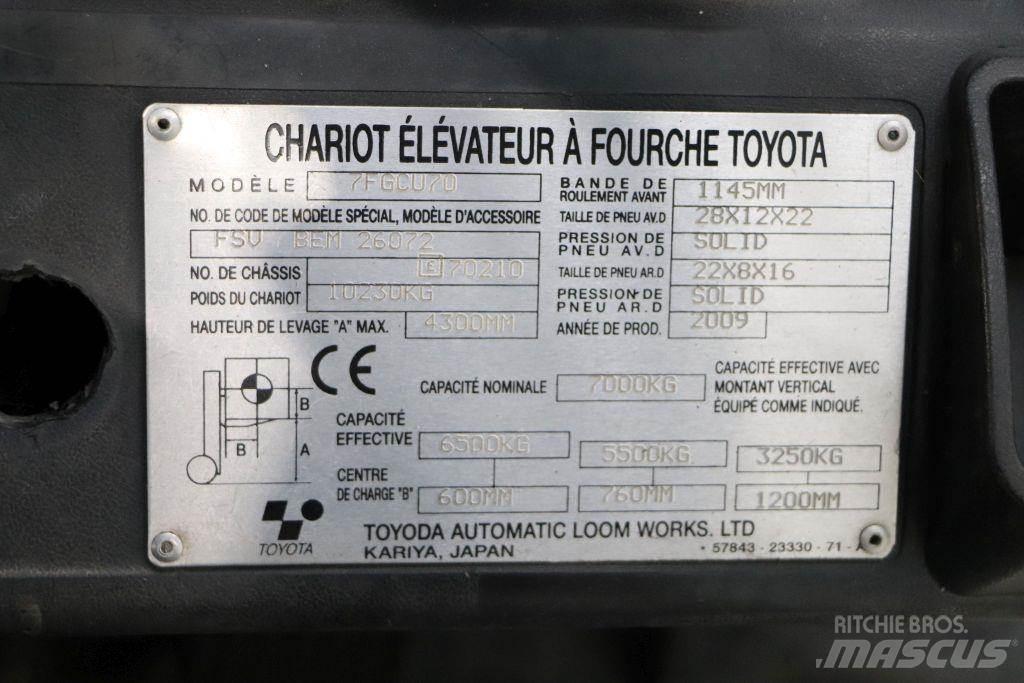 Toyota 7FGCU70 LPG (dujiniai) krautuvai
