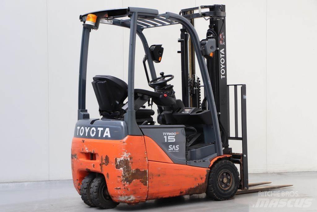 Toyota 8FBET15 Elektriniai šakiniai krautuvai