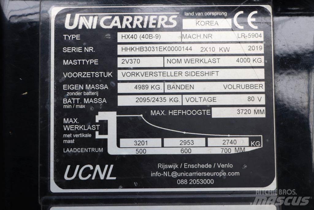 UniCarriers 40B-9 Elektriniai šakiniai krautuvai
