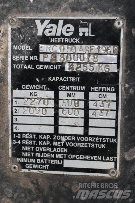 Yale ERC050AGE Elektriniai šakiniai krautuvai