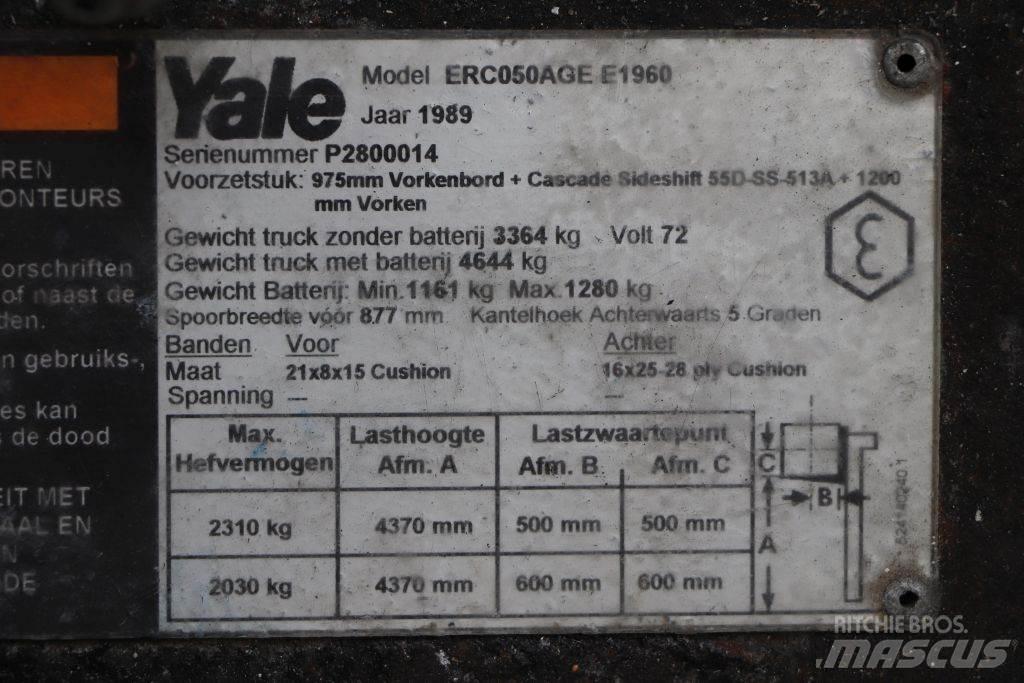 Yale ERC050AGE Elektriniai šakiniai krautuvai