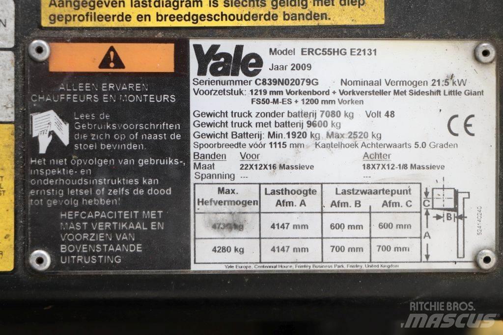 Yale ERC55HG Elektriniai šakiniai krautuvai