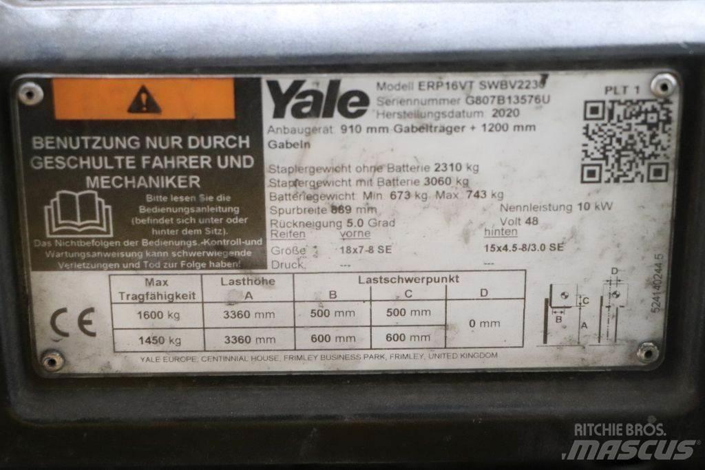 Yale ERP16VT Elektriniai šakiniai krautuvai