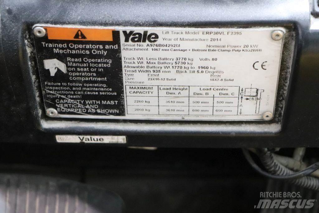 Yale ERP30VL Elektriniai šakiniai krautuvai