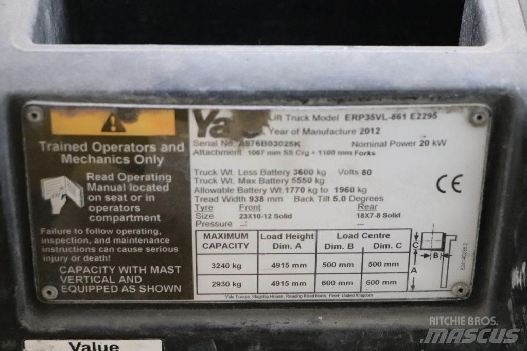 Yale ERP35VL Elektriniai šakiniai krautuvai