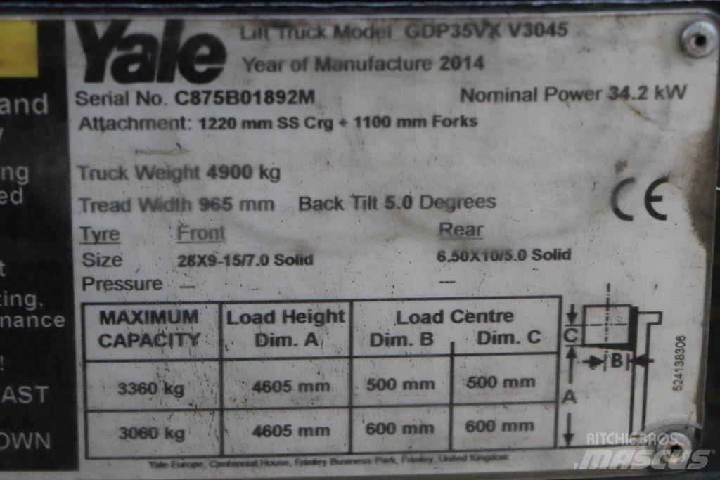 Yale GDP35VX Dyzeliniai krautuvai