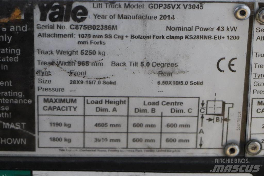 Yale GDP35VX Dyzeliniai krautuvai