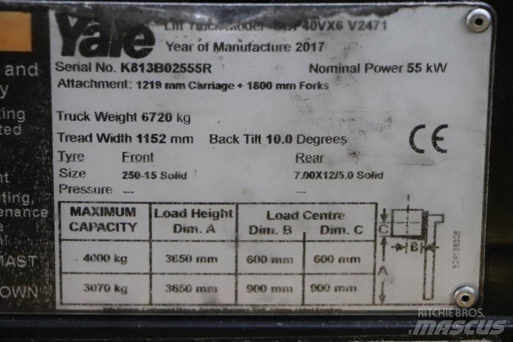 Yale GDP40VX6 Dyzeliniai krautuvai