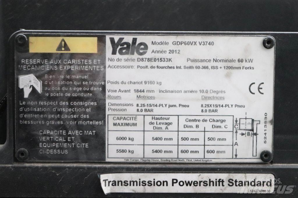 Yale GDP60VX Dyzeliniai krautuvai
