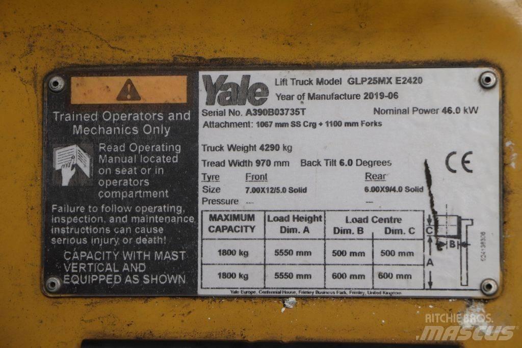 Yale GLP25MX LPG (dujiniai) krautuvai