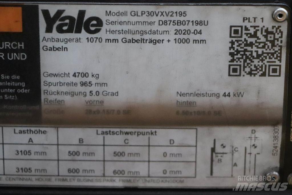 Yale GLP30VX LPG (dujiniai) krautuvai